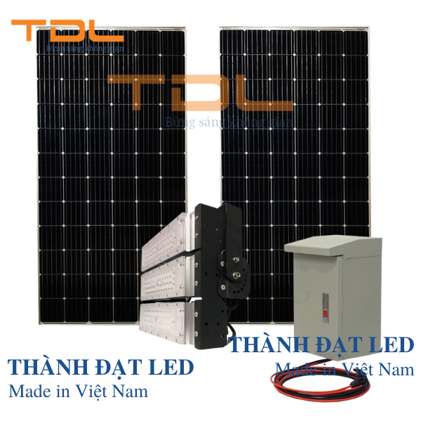 Đèn pha LED năng lượng mặt trời dự án SMD 80w TDL
