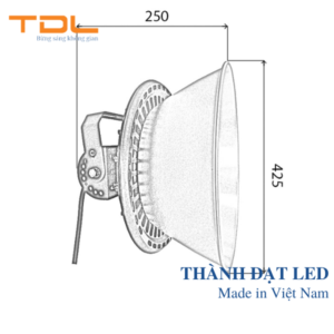 Đèn led nhà xưởng ufo x2 200w