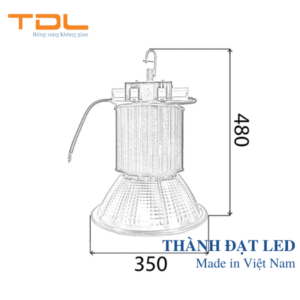 Đèn LED nhà xưởng highbay x4 210w 220w 230w 240w 250w