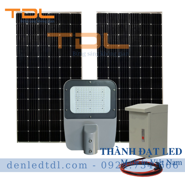 Đèn đường LED năng lượng mặt trời dự án BRP371 100w TDL