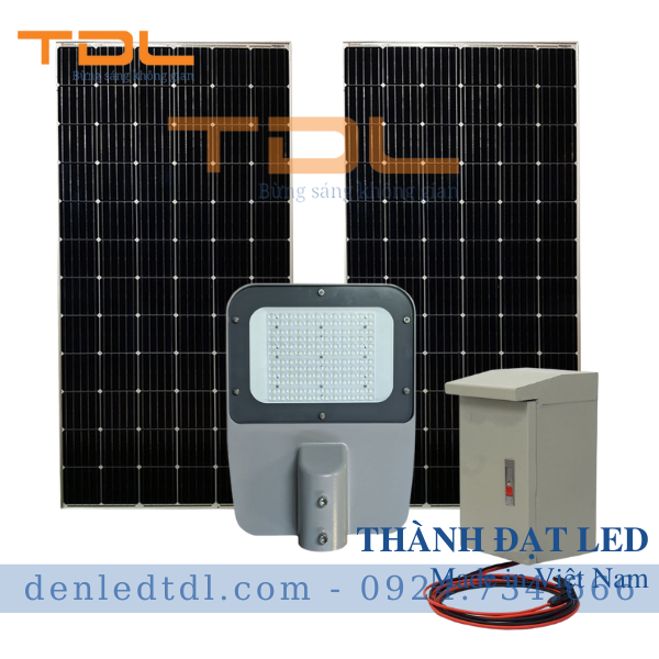 Đèn đường LED năng lượng mặt trời dự án BRP371 60w TDL