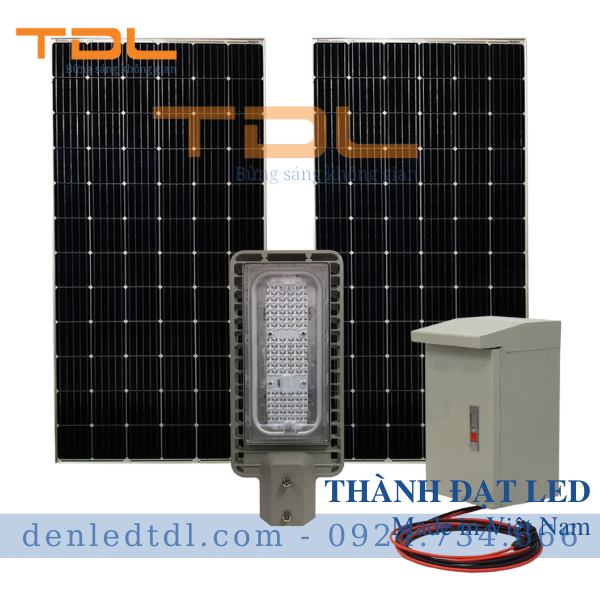 Đèn đường LED năng lượng mặt trời dự án BRP391 60w TDL