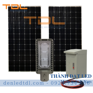Đèn đường LED năng lượng mặt trời dự án BRP391 80w TDL