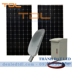 Đèn đường LED năng lượng mặt trời dự án D10 100w TDL