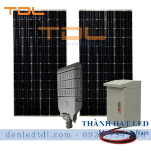 Đèn đường LED năng lượng mặt trời dự án M1 100w TDL