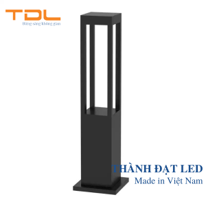 đèn nấm vuông sân vườn 30cm