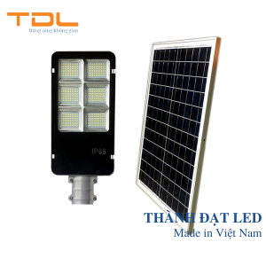 Đèn đường LED năng lượng mặt trời bàn chải 300w TDL