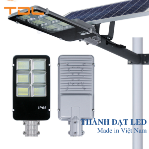 Đèn đường LED năng lượng mặt trời bàn chải 300w TDL