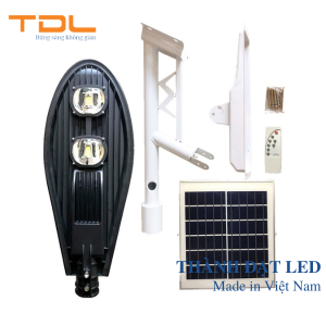 Đèn đường LED năng lượng mặt trời chiếc lá 100w TDL