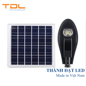 Đèn đường LED năng lượng mặt trời chiếc lá 50w TDL