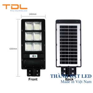 Đèn đường LED năng lượng mặt trời liền thể TD_LTMM 150w TDL