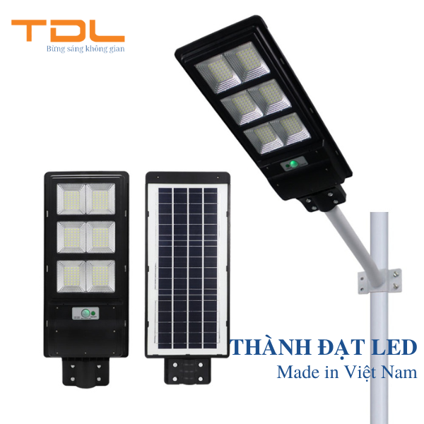 Đèn đường LED năng lượng mặt trời liền thể TD_LTMM 150w TDL