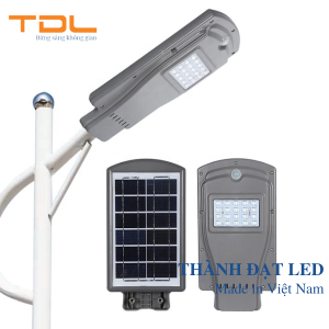 Đèn đường LED năng lượng mặt trời liền thể TD_LTMC 20w TDL