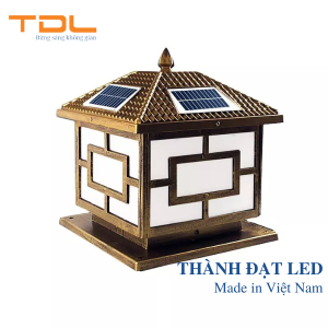 đèn năng lượng trụ cổng 25cm