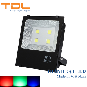 Đèn pha LED 5054 đổi màu 200w TDL