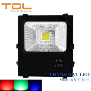 Đèn pha LED 5054 đổi màu 30w TDL