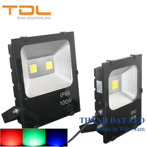 Đèn pha LED 5054 đổi màu 50w TDL