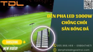 Đèn pha led module 1000w sân thể thao sân bóng chống chói