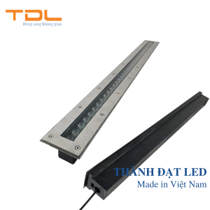 Đèn LED âm đất thanh chữ nhật 24w