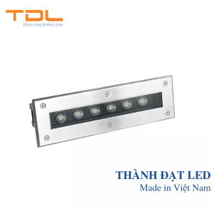 Đèn LED âm đất thanh chữ nhật 6w
