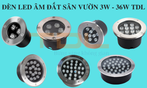 đèn led âm đất sân vườn 3w - 36w