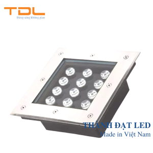Đèn LED âm đất vuông 12w TDL 