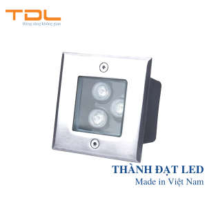 Đèn LED âm đất vuông 3w TDL 
