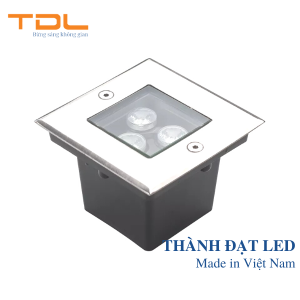 Đèn LED âm đất vuông 3w TDL