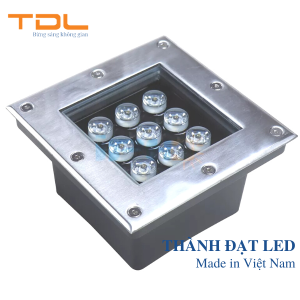 Đèn LED âm đất vuông 9w TDL