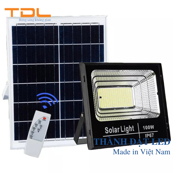 Đèn pha LED năng lượng mặt trời TDL TDL-FLNCO 100w TDL