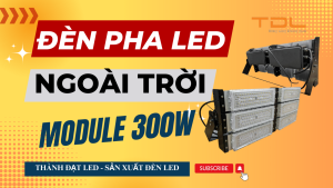 Đèn pha led module 300w ngang