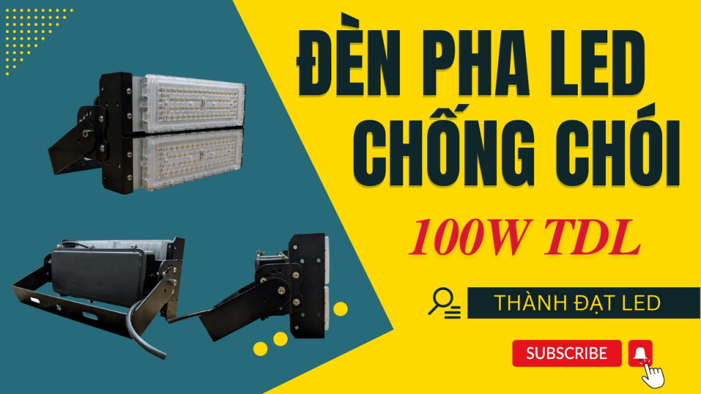 đèn pha led module 100w
