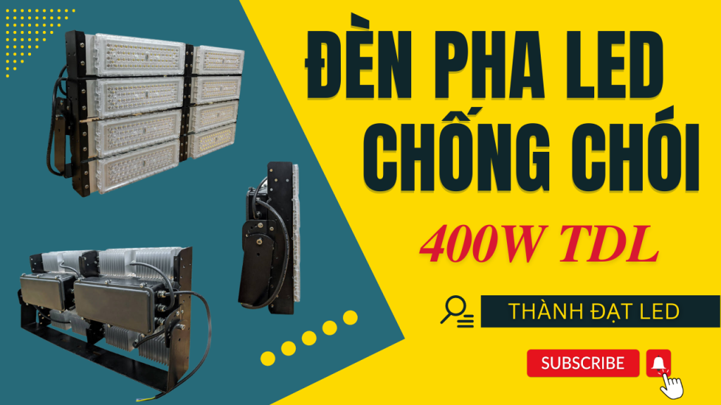 đèn pha led module 400w