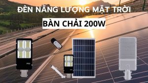 Đèn năng lượng mặt trời 200w chống nước chống bụi và đập l Đèn đường LED 200w