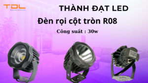 đèn led rọi cột tròn 30w